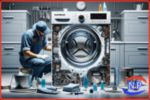 Vệ sinh máy giặt Electrolux