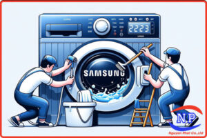 Vệ sinh máy giặt Samsung