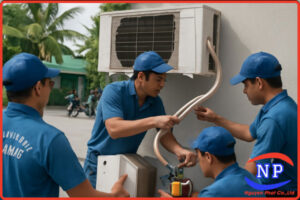 Di dời máy lạnh Bàu Bàng