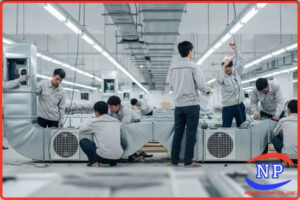 Thi công Máy lạnh Giấu trần Nối ống gió Đồng Nai