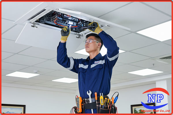 Sửa chữa máy lạnh giấu trần nối ống gió Hồ Chí Minh