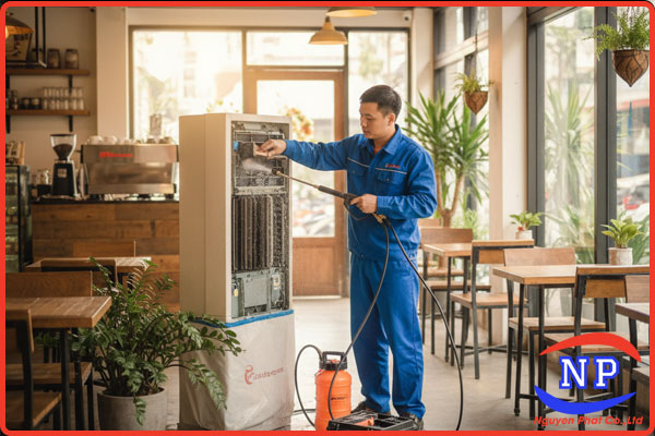 Vệ sinh máy lạnh Phường Cầu Ông Lãnh