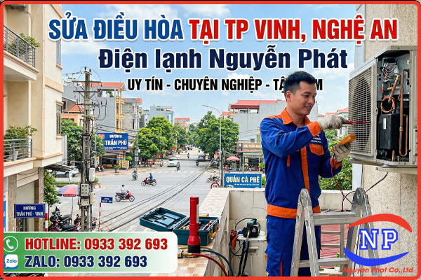 Sửa điều hòa tại TP Vinh Nghệ An